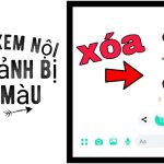 Cách xem ảnh bị che trắng